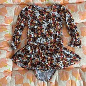 Floral Butterfly Kids One Piece